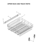 Upper rack and track parts