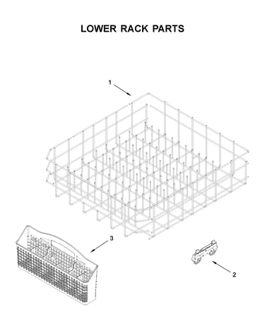 Lower rack parts