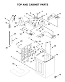 Top and cabinet parts