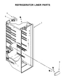 Refrigerator liner parts