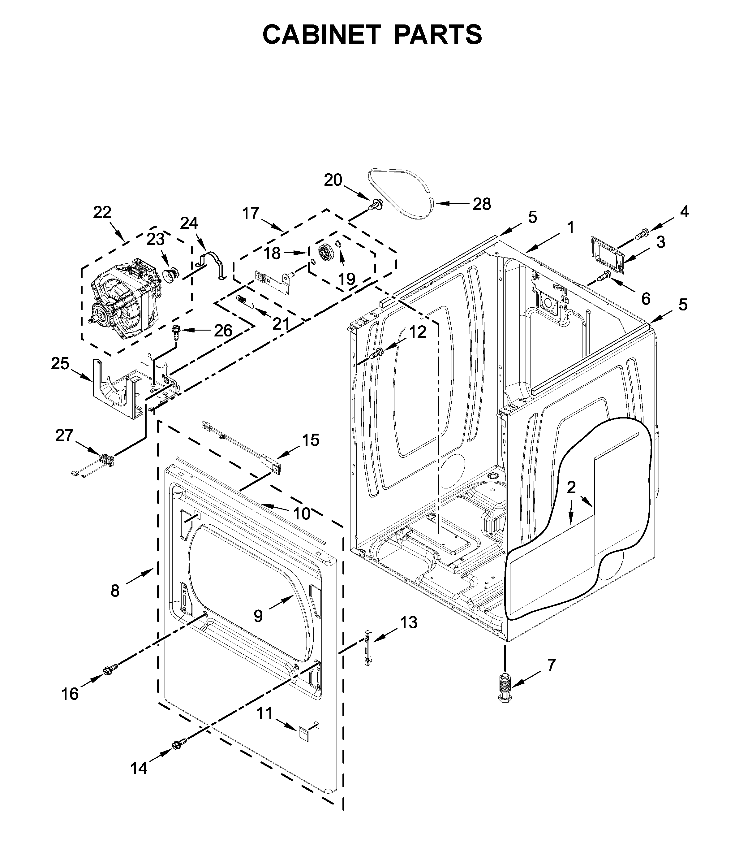 CABINET PARTS