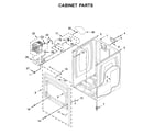 Kenmore 11061112021 cabinet parts diagram