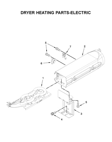 Dryer heating parts-electric