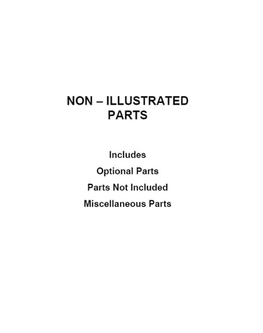 Optional parts (not included)