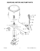 Gearcase, motor and pump parts