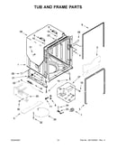 Tub and frame parts