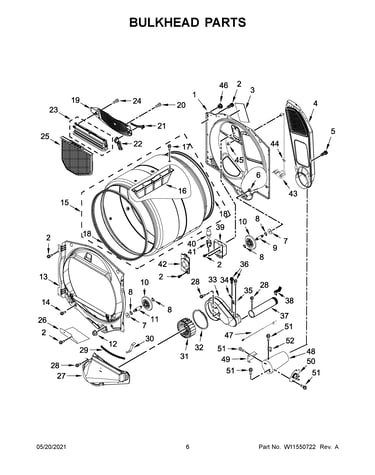 Bulkhead parts