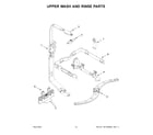 Kenmore 66514793N513 upper wash and rinse parts diagram