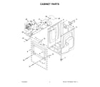 Kenmore 11061112022 cabinet parts diagram
