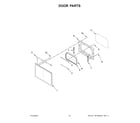 Kenmore 11061112022 door parts diagram