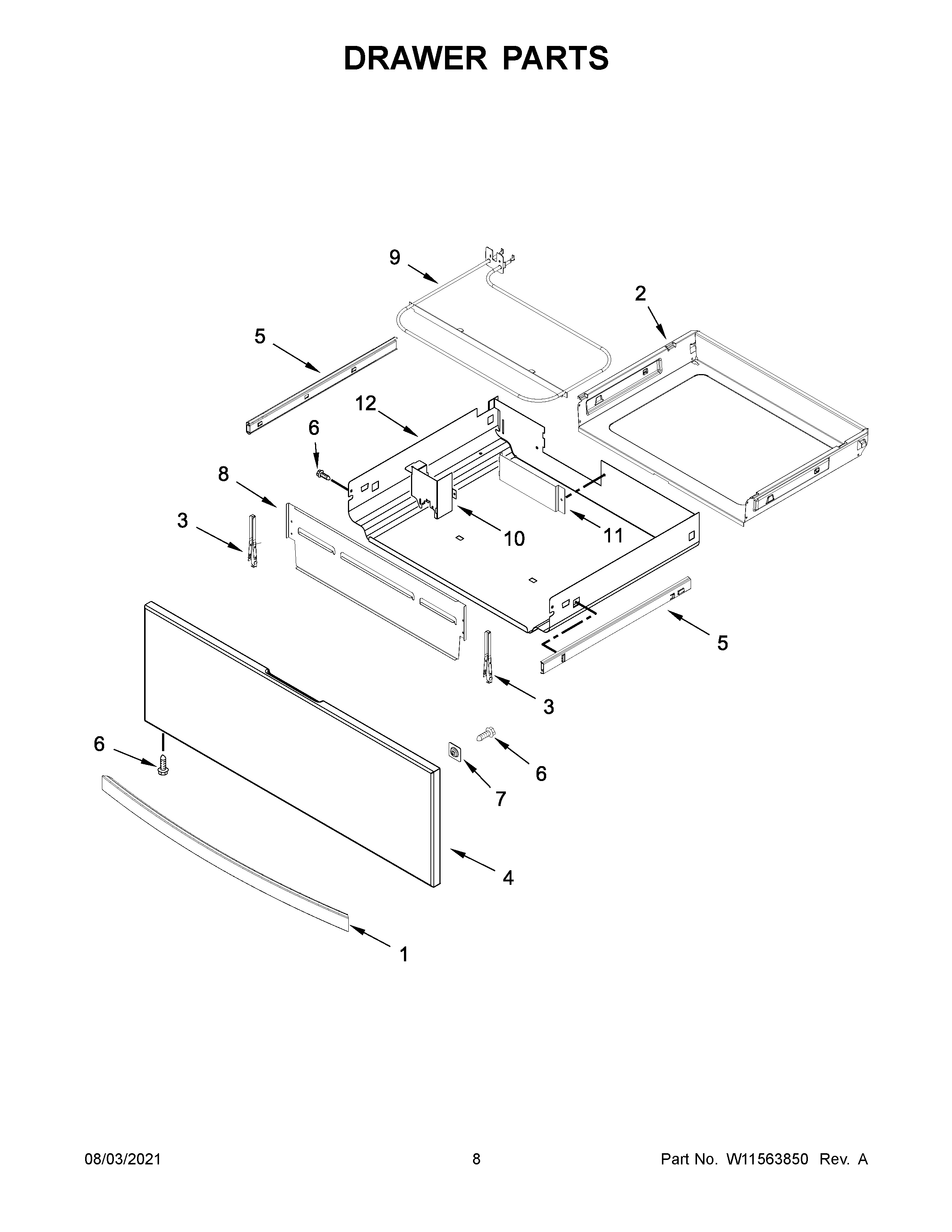 DRAWER PARTS