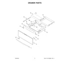 Kenmore 66495223713 drawer parts diagram