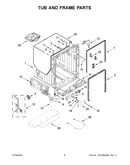 Tub and frame parts