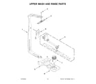 Kenmore Elite 66514845N120 upper wash and rinse parts diagram