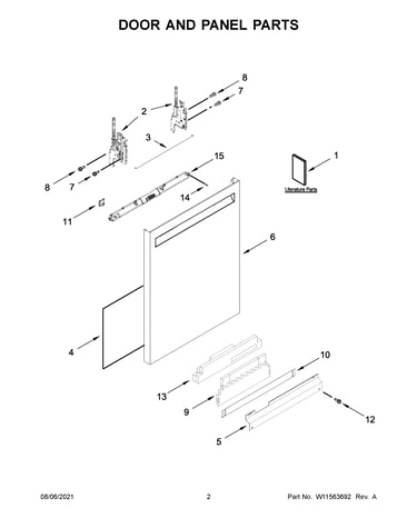 Door and panel parts