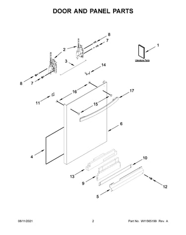 Door and panel parts