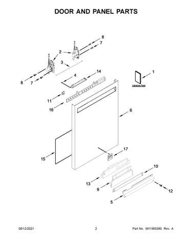 Door and panel parts