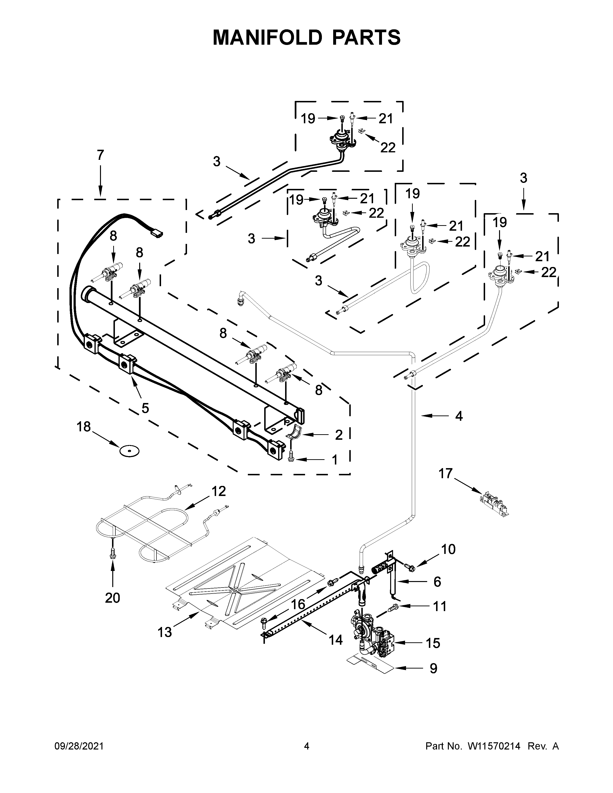 Manifold parts
