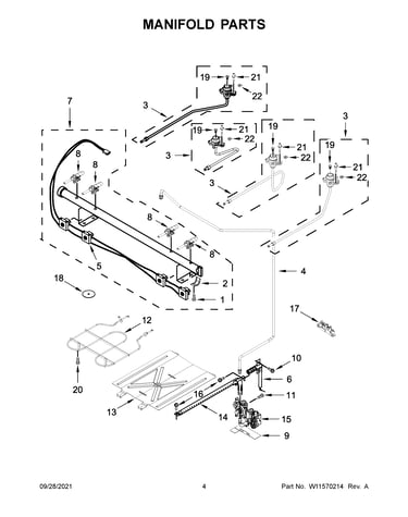 Manifold parts