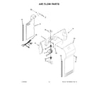 Kenmore 10641173716 air flow parts diagram