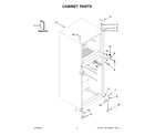 Kenmore 10667802120 cabinet parts diagram