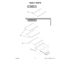 Kenmore 10667802120 shelf parts diagram