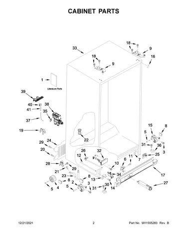 Cabinet parts
