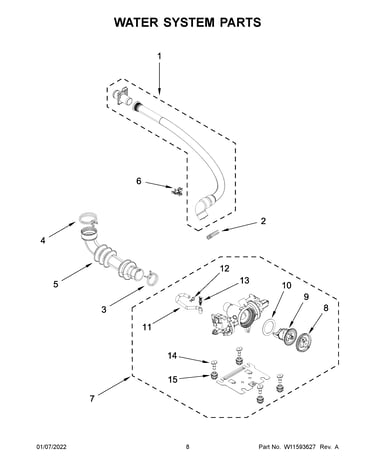 Water system parts