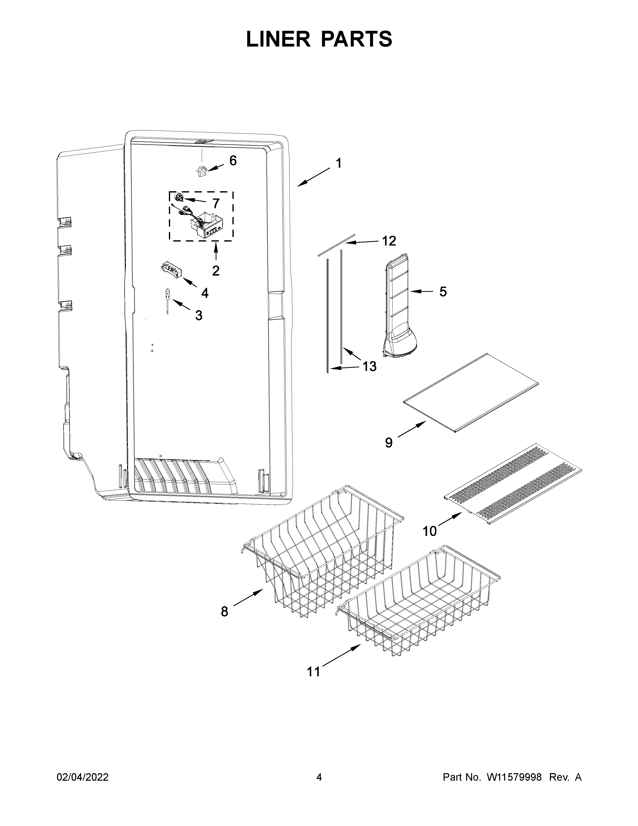 Liner parts