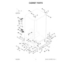 Kenmore 10650049717 cabinet parts diagram