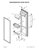 Refrigerator door parts