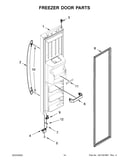 Freezer door parts