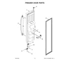 Kenmore 10650045717 freezer door parts diagram
