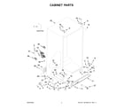 Kenmore 10651339716 cabinet parts diagram