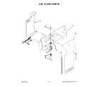 Kenmore 10651335716 air flow parts diagram
