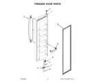 Kenmore 10641173714 freezer door parts diagram