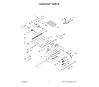 Kenmore 66475223712 cooktop parts diagram