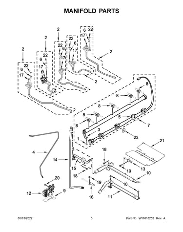 Manifold parts