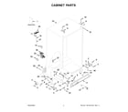 Kenmore 10651753718 cabinet parts diagram