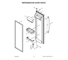 Kenmore 10651759718 refrigerator door parts diagram