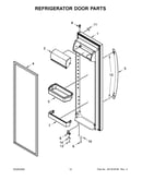 Refrigerator door parts
