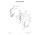 Kenmore 10651752718 air flow parts diagram