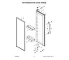 Kenmore 10651783416 refrigerator door parts diagram