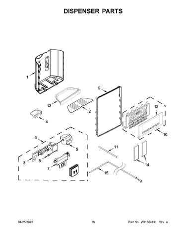 Dispenser parts