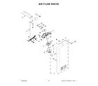 Kenmore 10651783416 air flow parts diagram