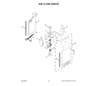Kenmore 10651753715 air flow parts diagram