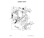Kenmore 11072332514 cabinet parts diagram