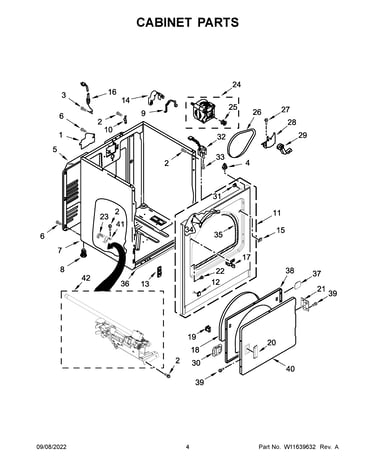 Cabinet parts