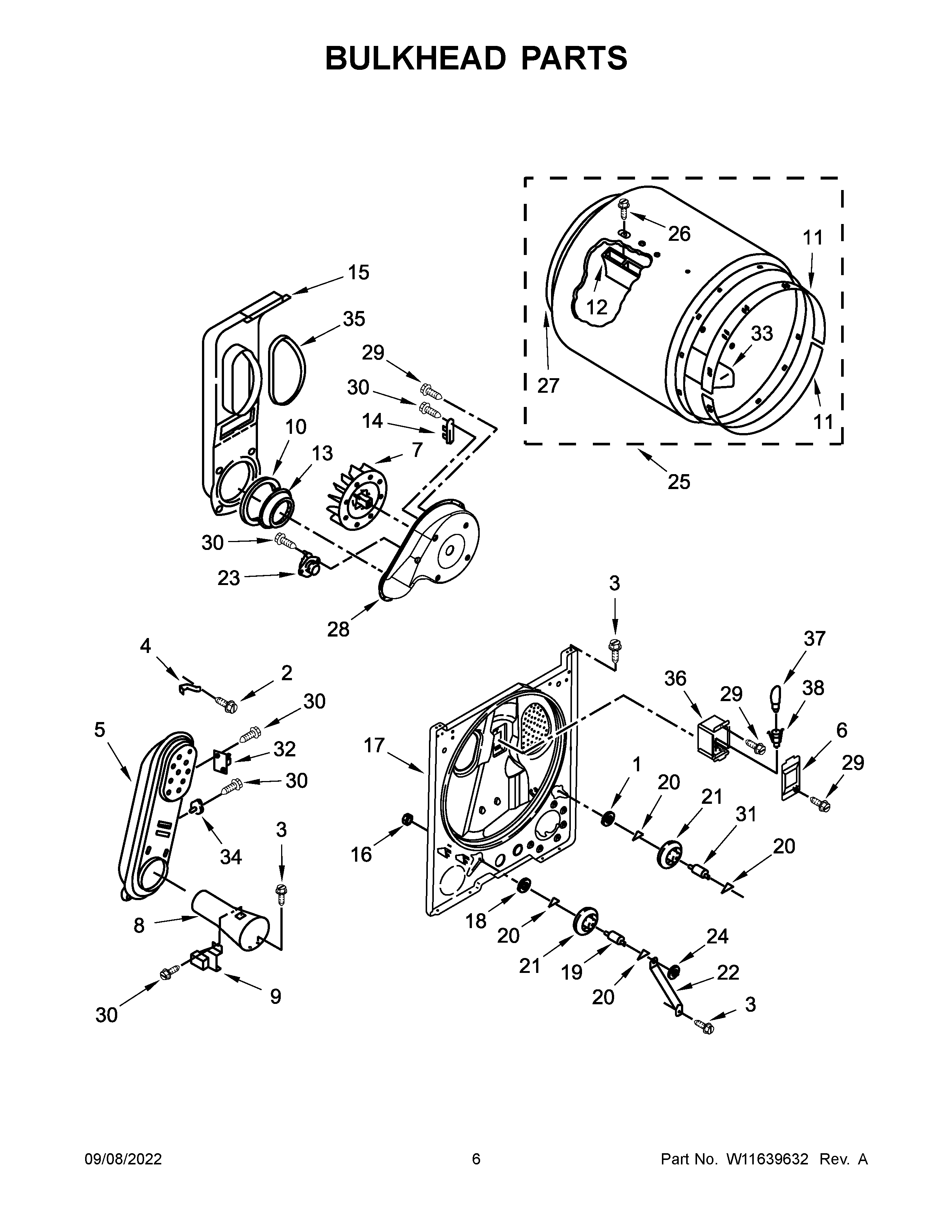 Bulkhead parts