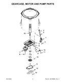 Gearcase, motor and pump parts